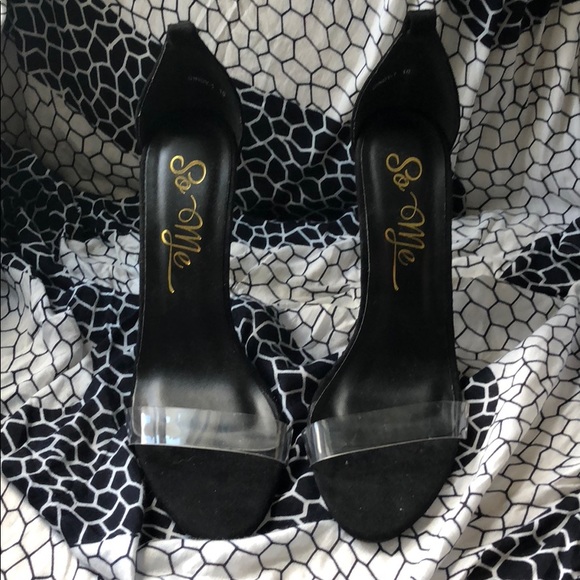 Fashion Nova (So Me) Simple Black Heel - Picture 2 of 4